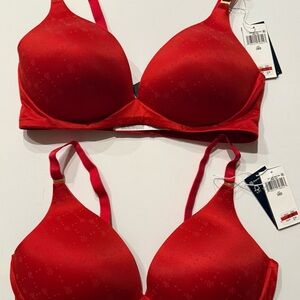 Ralph Lauren Comfort Collection Repeat-logo Wireless T-shirt Bras 38D